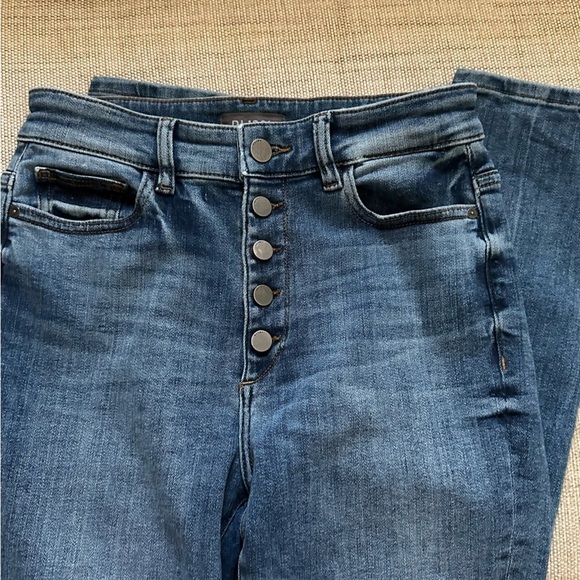 DL1961 Farrow Ankle High Rise Instasculpt Skinny Jeans button Fly Size 25 - Picture 6 of 11
